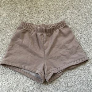 TNA cozy fleece short